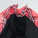 BURBERRY Nova Check Blue Label Hand Bag Nylon Pink Silver Auth hs1706-17