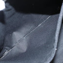 Burberrys Nova Check Blue Label Hand Bag Nylon Khaki Silver Auth hs1707-12