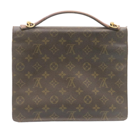 LOUIS VUITTON Monogram Monceau 2way Shoulder Bag Hand Bag M51185 LV Auth hs376