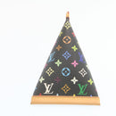 LOUIS VUITTON Monogram Multicolor Berlingo Coin Purse Black M58029 LV Auth hs547-6