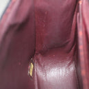 CHANEL Mini Matelasse Chain Flap Shoulder Bag Lamb Skin Black Gold Auth hs689AV-19