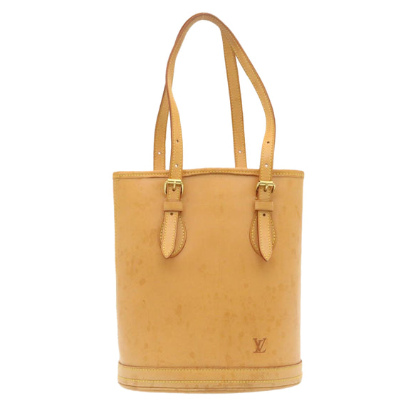 LOUIS VUITTON Nomad Bucket PM Shoulder Bag Beige M85001 LV Auth hs790