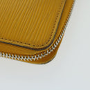 LOUIS VUITTON Epi Zippy Wallet Long Wallet Yellow M60309 LV Auth im454-10