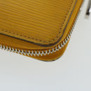 LOUIS VUITTON Epi Zippy Wallet Long Wallet Yellow M60309 LV Auth im454-11