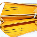 LOUIS VUITTON Epi Zippy Wallet Long Wallet Yellow M60309 LV Auth im454-15