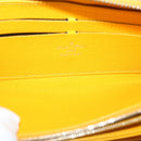 LOUIS VUITTON Epi Zippy Wallet Long Wallet Yellow M60309 LV Auth im454-16