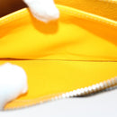 LOUIS VUITTON Epi Zippy Wallet Long Wallet Yellow M60309 LV Auth im454-22