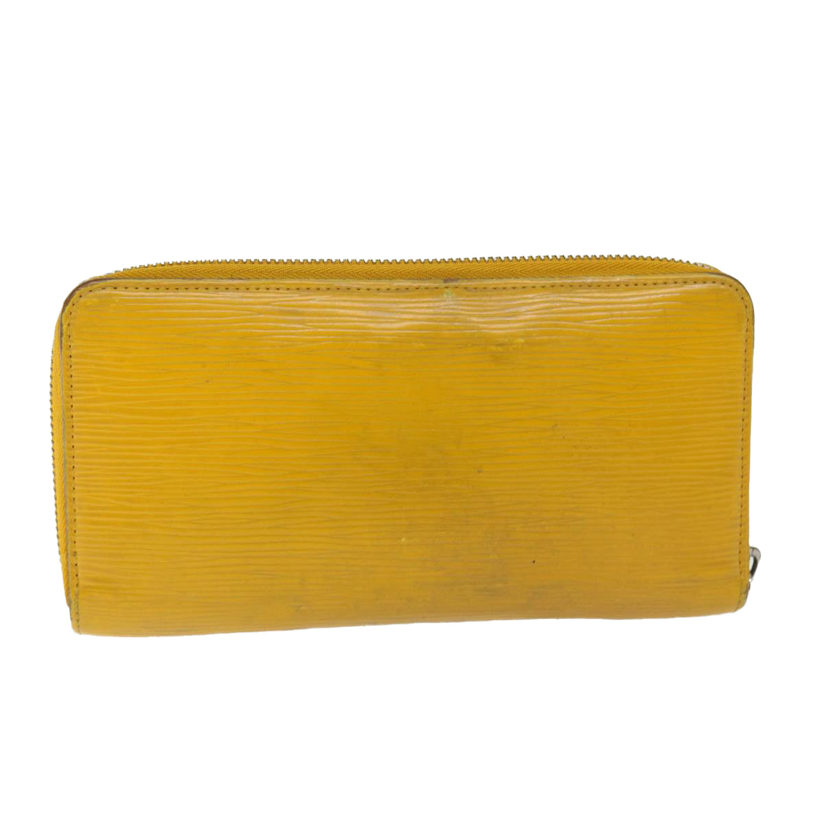 LOUIS VUITTON Epi Zippy Wallet Long Wallet Yellow M60309 LV Auth im454