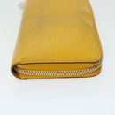 LOUIS VUITTON Epi Zippy Wallet Long Wallet Yellow M60309 LV Auth im454-4