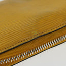 LOUIS VUITTON Epi Zippy Wallet Long Wallet Yellow M60309 LV Auth im454-7