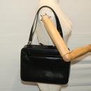 GUCCI Hand Bag Leather Black 001 3091 002113 Auth im458-22