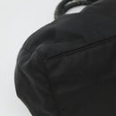 PRADA Hand Bag Nylon 2way Black Silver Auth IN009-15