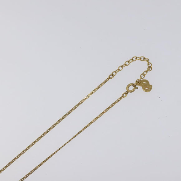 Christian Dior Necklace metal Gold Tone Auth IN016
