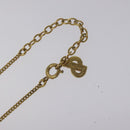 Christian Dior Necklace metal Gold Tone Auth IN016-11