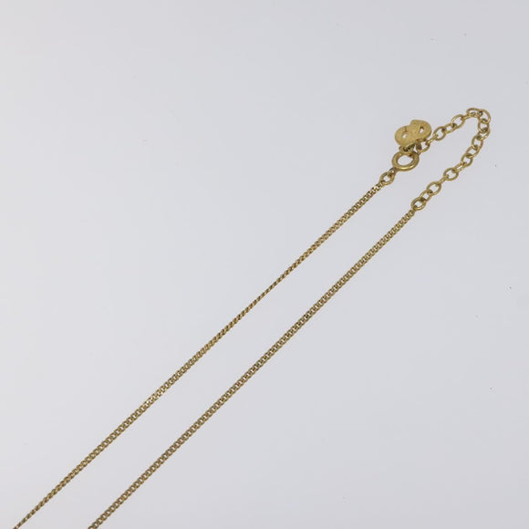 Christian Dior Necklace metal Gold Tone Auth IN016