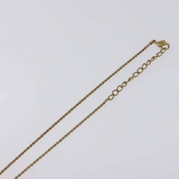 Christian Dior Necklace metal Gold Auth IN017