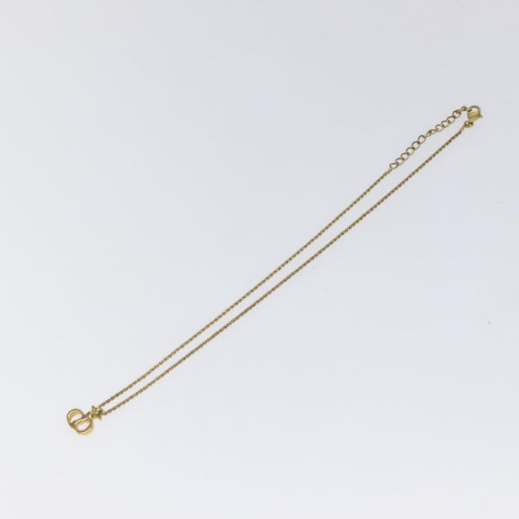 Christian Dior Necklace metal Gold Auth IN017