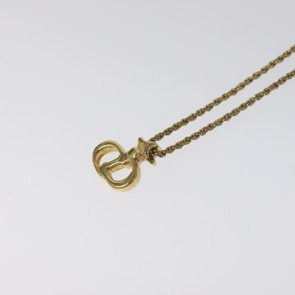 Christian Dior Necklace metal Gold Auth IN017