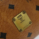 MCM Vicetos Logogram Shoulder Bag PVC Leather Brown Auth IN019-15