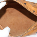 MCM Vicetos Logogram Shoulder Bag PVC Leather Brown Auth IN019-11