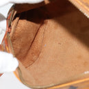 MCM Vicetos Logogram Shoulder Bag PVC Leather Brown Auth IN019-18