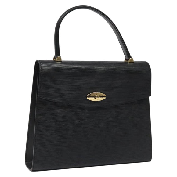 LOUIS VUITTON Epi Malesherbes Hand Bag Black M52372 LV Auth IN021
