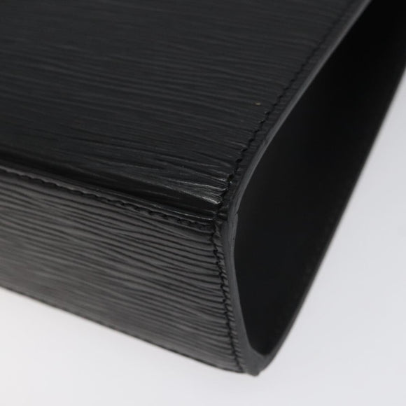 LOUIS VUITTON Epi Malesherbes Hand Bag Black M52372 LV Auth IN021