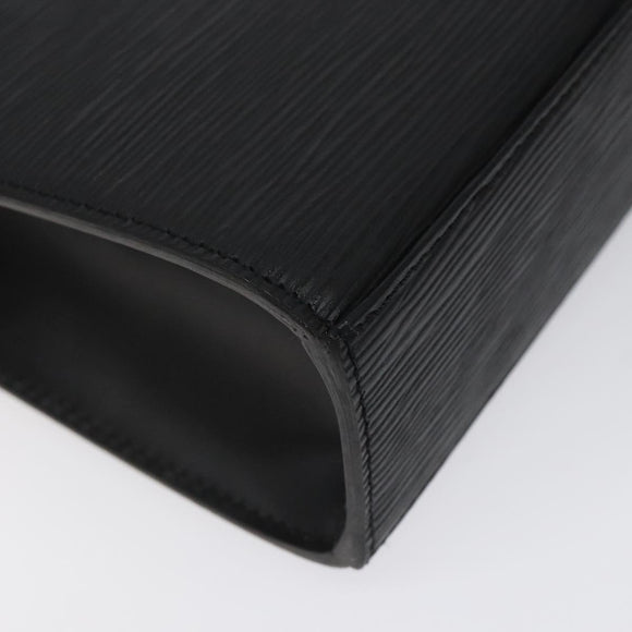 LOUIS VUITTON Epi Malesherbes Hand Bag Black M52372 LV Auth IN021