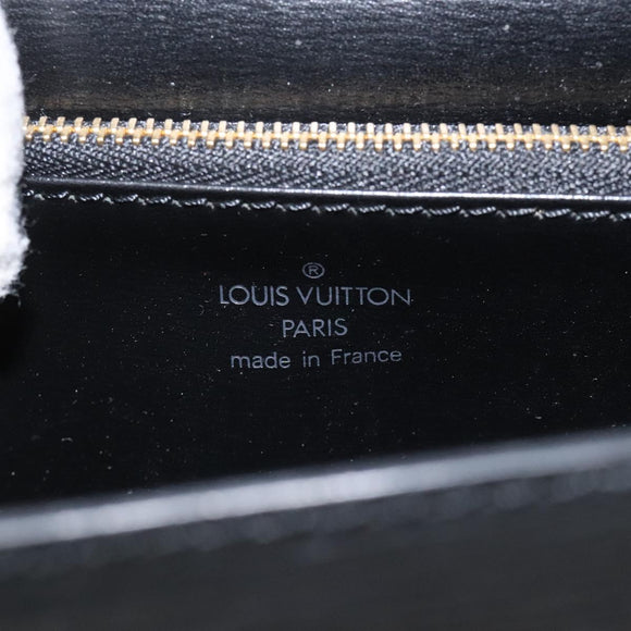 LOUIS VUITTON Epi Malesherbes Hand Bag Black M52372 LV Auth IN021