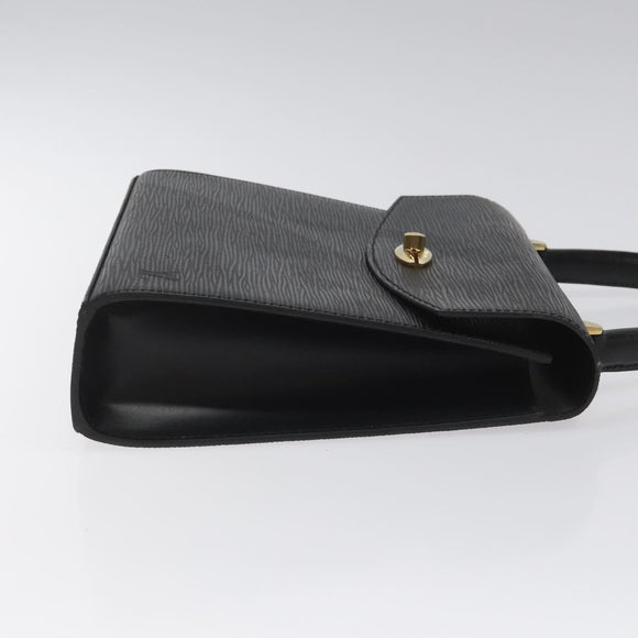 LOUIS VUITTON Epi Malesherbes Hand Bag Black M52372 LV Auth IN021