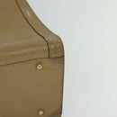 GUCCI Bamboo Hand Bag Leather Beige Gold 002 1186 0260 Auth IN023-11