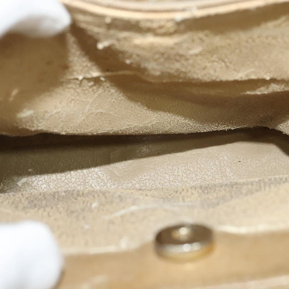 GUCCI Bamboo Hand Bag Leather Beige Gold 002 1186 0260 Auth IN023