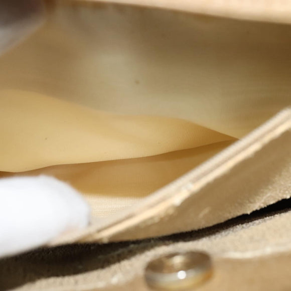 GUCCI Bamboo Hand Bag Leather Beige Gold 002 1186 0260 Auth IN023