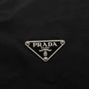 PRADA Hand Bag Nylon Black Silver Auth IN024-17