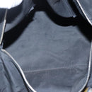 PRADA Hand Bag Nylon Black Silver Auth IN024-11