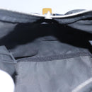 PRADA Hand Bag Nylon Black Silver Auth IN024-19
