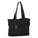 PRADA Tote Bag Nylon Black Auth IN035-1
