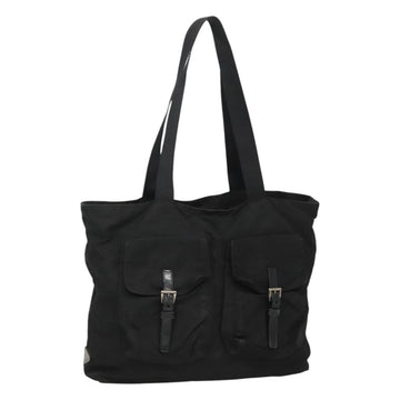 PRADA Tote Bag Nylon Black Auth IN035