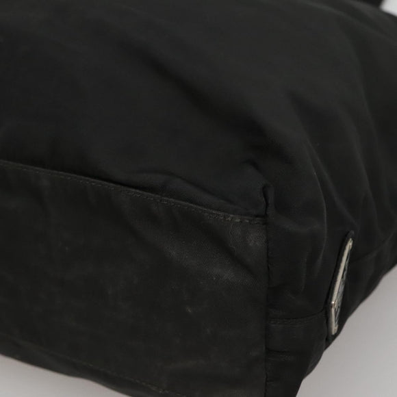 PRADA Tote Bag Nylon Black Auth IN035
