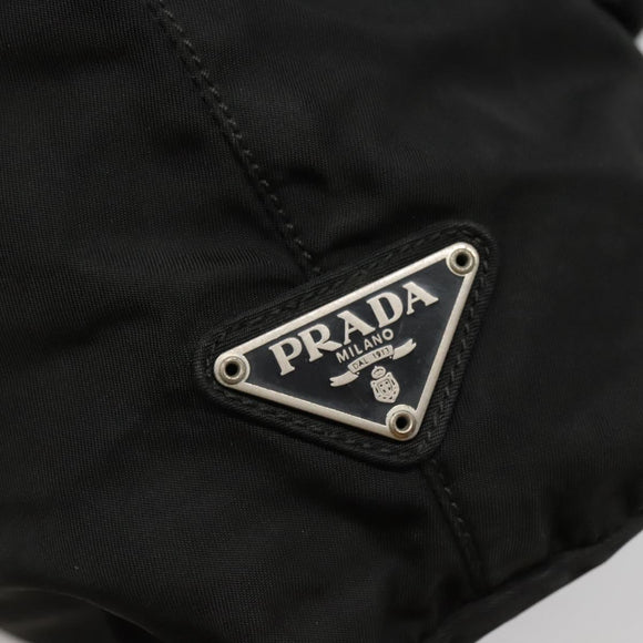 PRADA Tote Bag Nylon Black Auth IN035