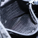 PRADA Tote Bag Nylon Black Auth IN035-23