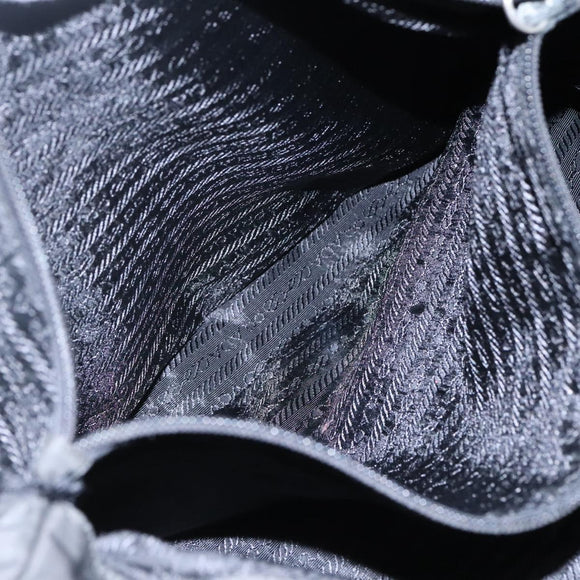 PRADA Tote Bag Nylon Black Auth IN035