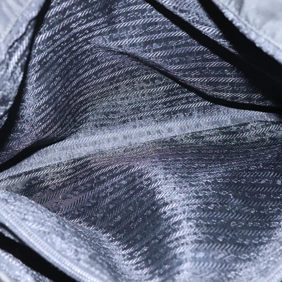 PRADA Tote Bag Nylon Black Auth IN035