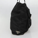 PRADA Tote Bag Nylon Black Auth IN035-3