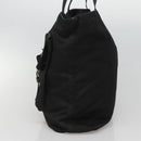 PRADA Tote Bag Nylon Black Auth IN035-4