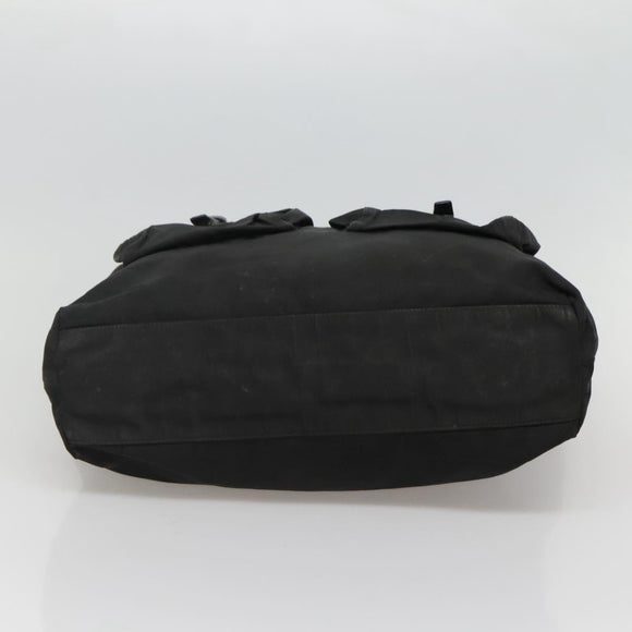 PRADA Tote Bag Nylon Black Auth IN035