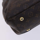 LOUIS VUITTON Monogram Pallas Hand Bag 2way Yellow Saffron M40929 Auth IN042-15