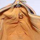 LOUIS VUITTON Monogram Pallas Hand Bag 2way Yellow Saffron M40929 Auth IN042-18