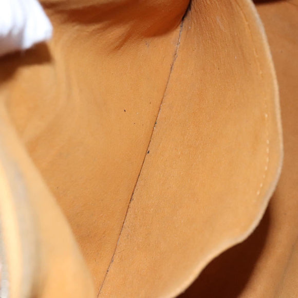 LOUIS VUITTON Monogram Pallas Hand Bag 2way Yellow Saffron M40929 Auth IN042