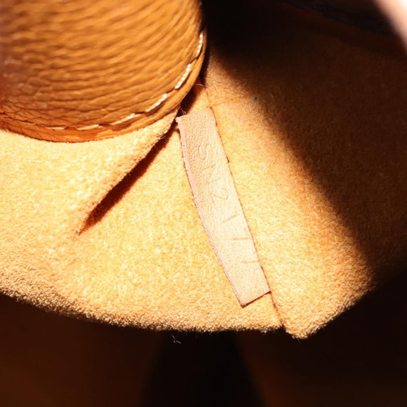 LOUIS VUITTON Monogram Pallas Hand Bag 2way Yellow Saffron M40929 Auth IN042